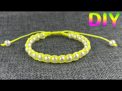 DIY Your Beaded Bracelet Tutorial | How to Make Bracelet with Beads | Easy Bead Jewelry Making