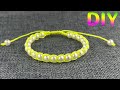 Diy your beaded bracelet tutorial  how to make bracelet with beads  easy bead jewelry making ideas