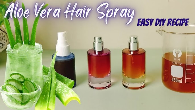 DIY - Natural Aloe Vera Hair Spray | Prevent Hair Loss & Boost Growth |  Herbal & Commercial Recipe - YouTube