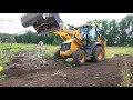 Jcb Backhoe Working Video Jcb 3CX loader works at construction site Video for traktor excavator