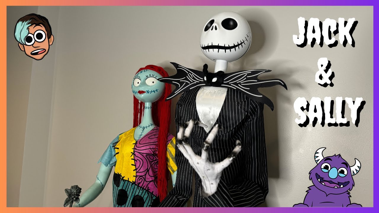 👻HalloweenCostumes.com - Jack & Sally Unboxing/Setup!🎃