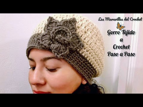GORRO A Para Mujer🌹 #crochet - YouTube