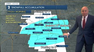 One more mild day before cold and snow arrive