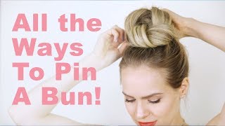 Tips and Tricks: How to Bobby Pin a Bun!  KayleyMelissa