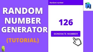how to create a random number generator in android studio - tutorial