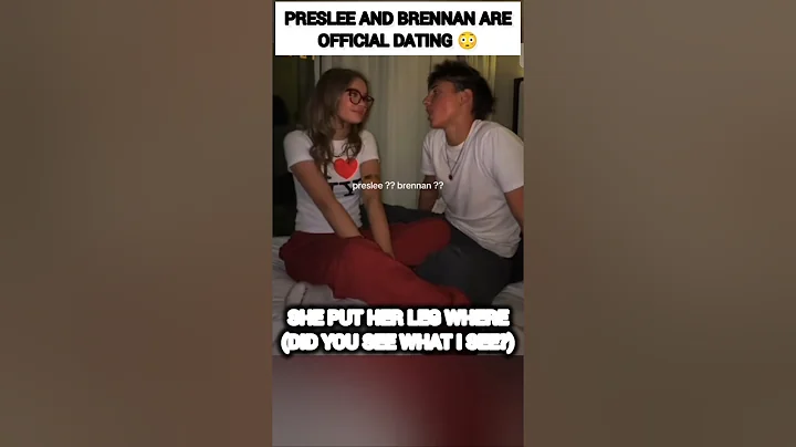 Preslee Faith and Brennan Myers are officially dating?🥺😳 #shorts #trending #video #love #cute #fyp