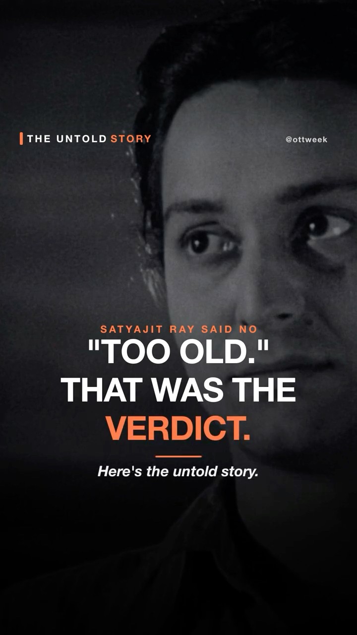Satyajit Ray Called Him "Too Old" 🤯 #Shorts