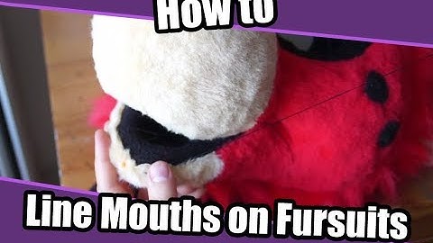 //Tutorial #36// Line Mouth on Fursuit Heads