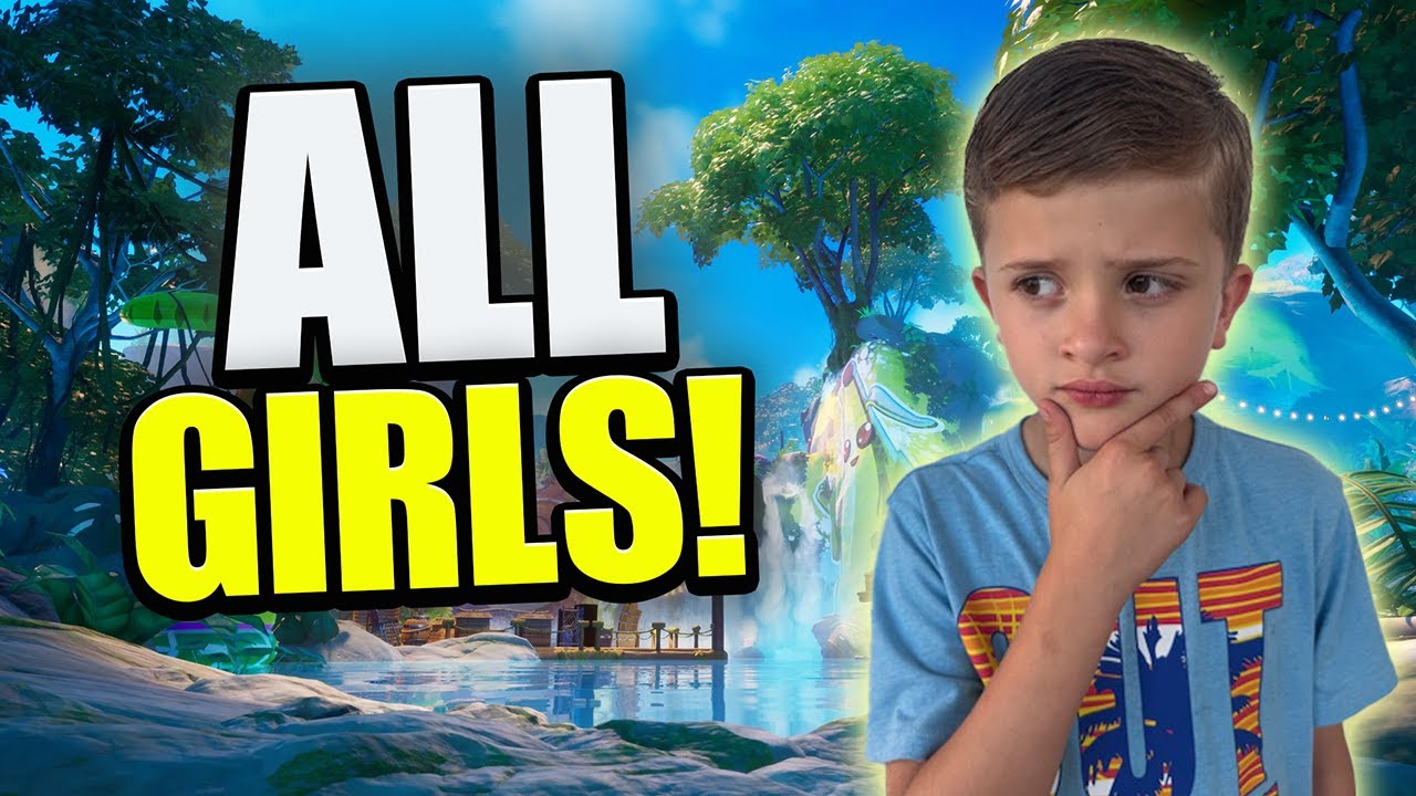 Girls RUN THE WORLD Challenge in Fortnite!