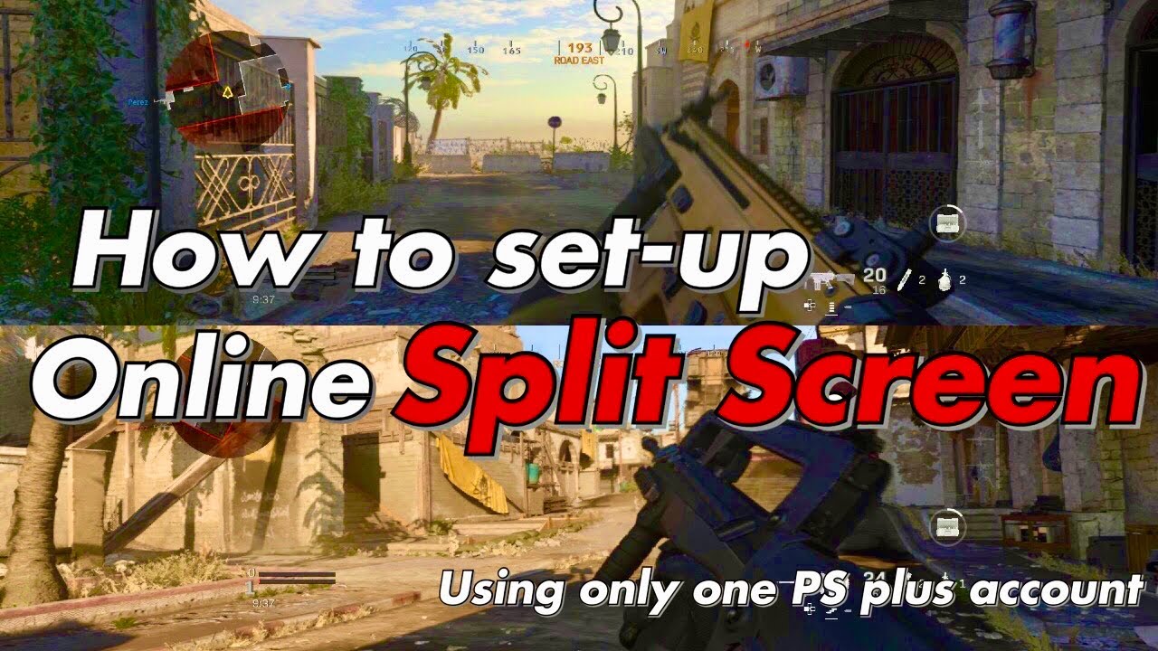 Can you PLAY SPLIT SCREEN in Call of Duty Modern Warfare and WARZONE (PS4  and XBOX one) 