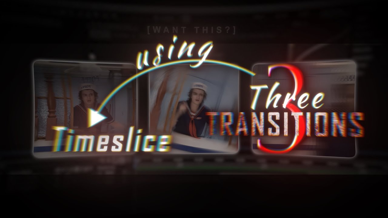 Easy Transitons Using Timeslice | After Effects | 
