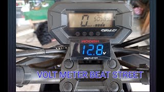 Cara Pasang Volt Meter Aki Honda Beat Street