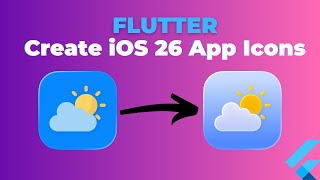 📱 How to Create Liquid Glass App Icons (iOS 26) for Flutter - بالعربي