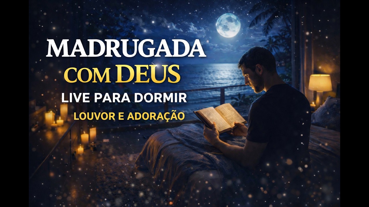 🔴 AO VIVO AGORA | Madrugada com Deus 🙏 Louvor e Adoração para Dormir na Presença do Senhor