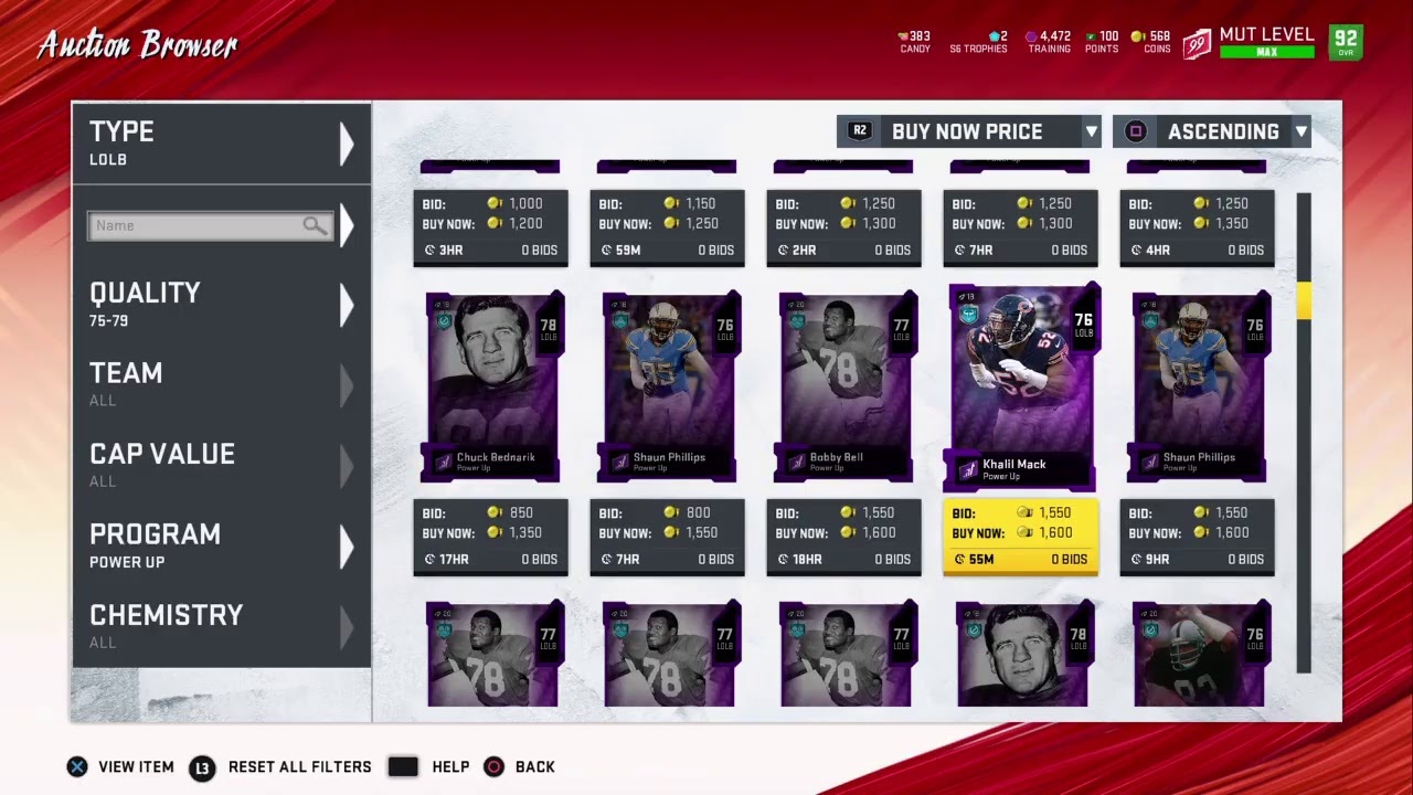 Madden20 MUT LEVEL 99