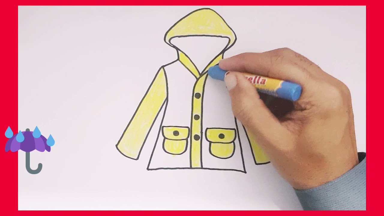 cómo dibujar un impermeable cómo dibujar un abrigo de lluvia - thptnganamst.edu.vn