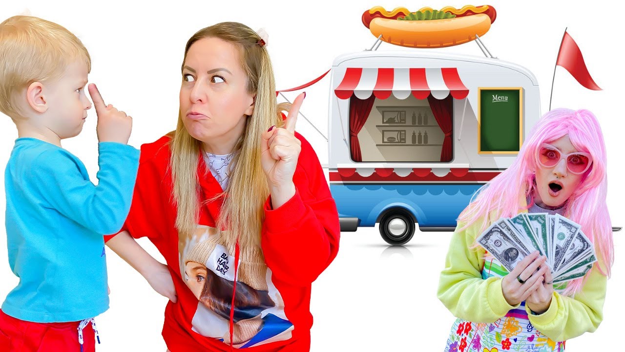 Nazavrik plays with his mother in the toy store