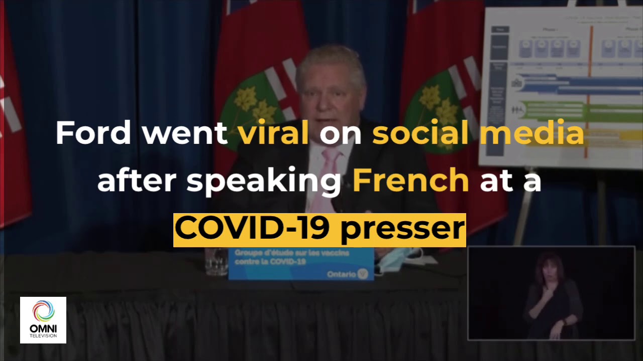 Premier Doug Ford tells Ontarians to stay home in 22 different languages | OMNI News
