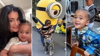 INSIDE Kylie Jenner's Son Aire Webster's Minions Theme 3rd Birthday Bash
