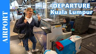 DEPARTURE KUALA LUMPUR Airport - How to Check-in & Airport Tour