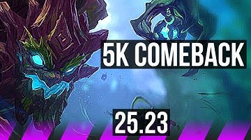 MAOKAI & Lucian vs PYKE & Mel (SUP) | Comeback | EUW Master | 25.23