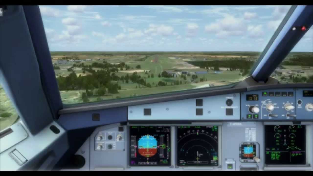 [Poradnik] Aerosoft Airbus A320 - Lądowanie ILS - YouTube