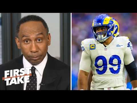 FIRST TAKE | Stephen A. Smith hypes Aaron Donald's potential return to the Los Angeles Rams