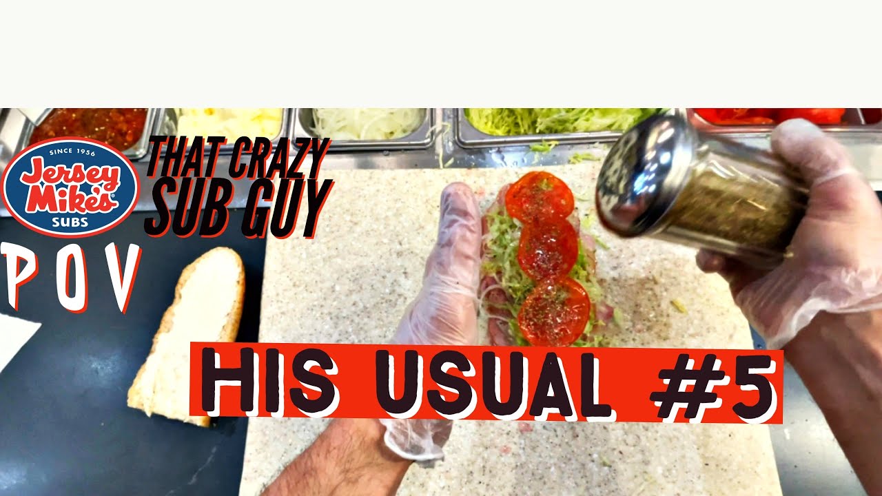 The Usual Number 5 with Mayo Jersey Mike’s POV YouTube