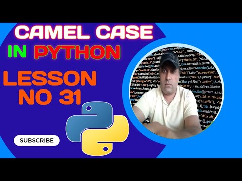 Camel Case Variable Names in Python|Variable kinds in Python|Python Beginning course|munsab ali