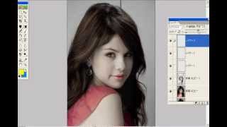 Selena Gomez Vampire Transformation（Photoshop） screenshot 4