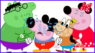 Peppa pig New episodes se Disfraza I George Crying I Hulk Goofy Mickey Minnie I New Disguise