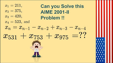 AIME 2001  Problem | Maths | PRMO | RMO | Sahil Sir