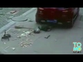 VIDEO: Chinese na bata, naligtas matapos madaanan ng isang kotse!