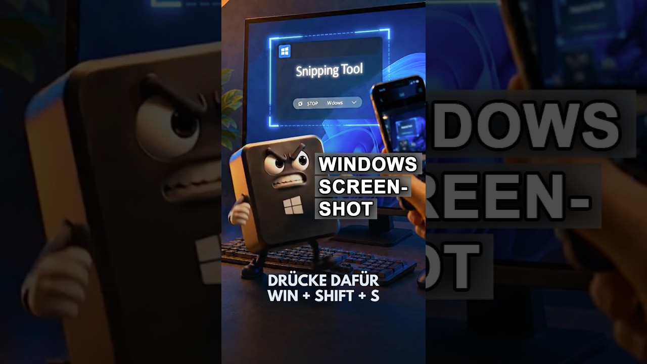 Windows Screenshot mit dem Snipping Tool!