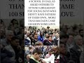 A SCHOOL IN DALLAS INVITED FATHERS… OVER 600 SHOWED UP #Love #Fatherhood #Community #Hope #Respect