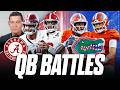 QB Battles in College Football: Does it HELP or HURT the locker room? Alabama & Florida's QB1 Battle