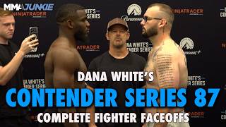 Dana White's Contender Series 87 full card faceoffs