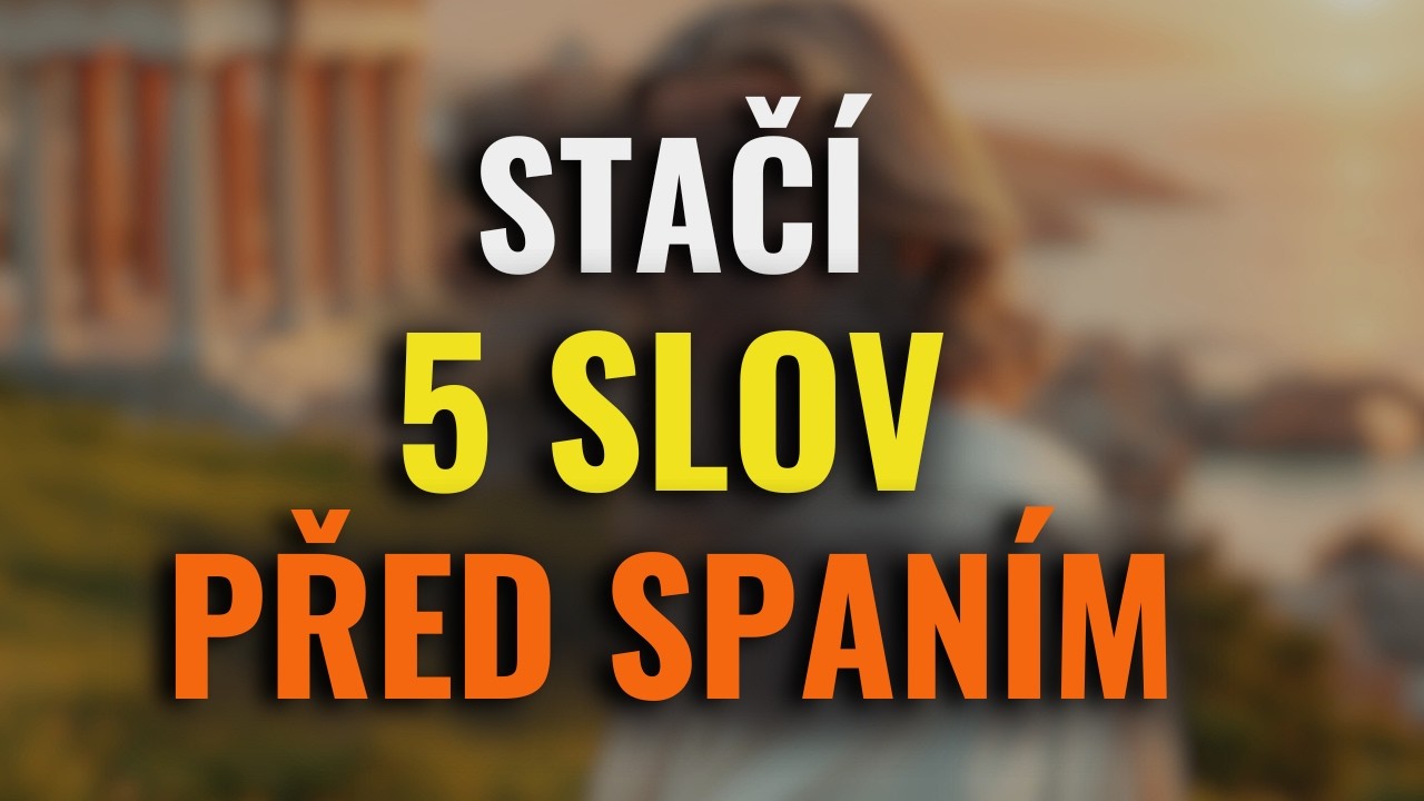 5 slov před spaním, které všechno změní | Carl Jung