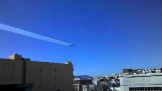 Blue Angels Streakin Over Dt San Francisco