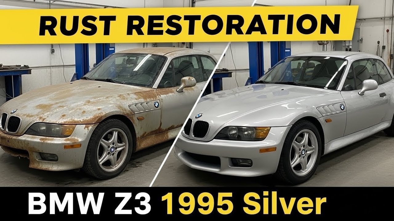 ASMR Restoration of a 1995 BMW Z3 — No Talking, Satisfying Rebuild