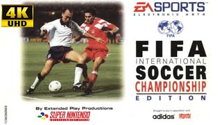 Fifa International Soccer Snes 4K