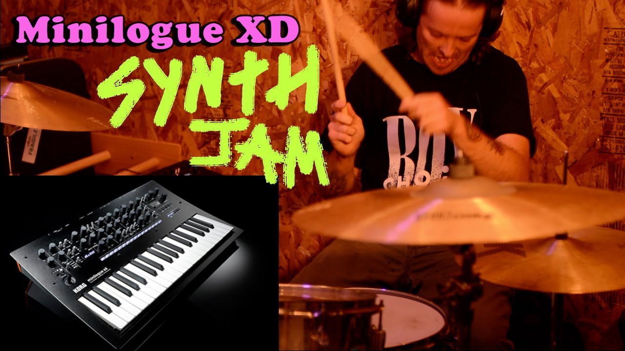 Drum and Synth Jam // KORG Minilogue XD