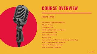 Course overview Podcast Marketing | Sova Skills
