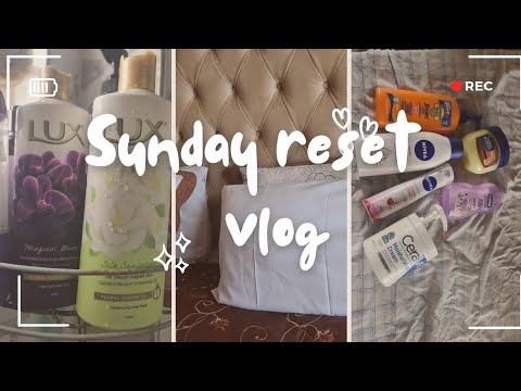My Realistic Weekly Reset Routine  | Shower, clean, organize & and refresh for a New Week
