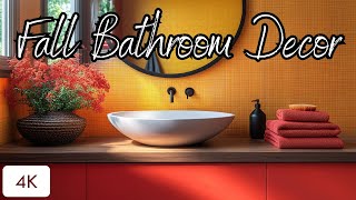 Cozy Fall Bathroom Decor Ideas You’ll Love – Transform Your Space for Autumn 2024! 🍂🍁