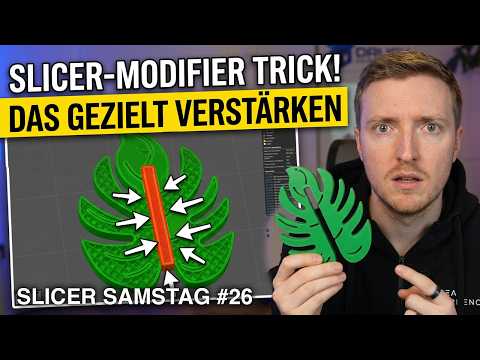 3D-Drucke gezielt verstärken! Der Slicer-Trick mit Modifiern | Slicer Samstag #26