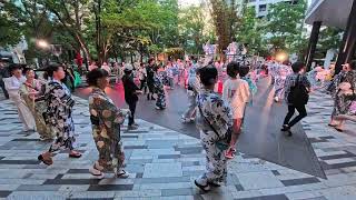 コンコンブル　オトギッコ　盆踊り　夏フェス　スイカ44点 にっぽんチャチャチャ 2025年竹芝夏フェス盆踊り42 東京ポートシティ