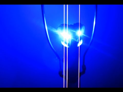 Philips Led Hack - Ultraviolet light from white LED bulb!