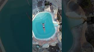 The World’s Deepest Hot Springs #hotsprings #coldplunge #wellness #shorts