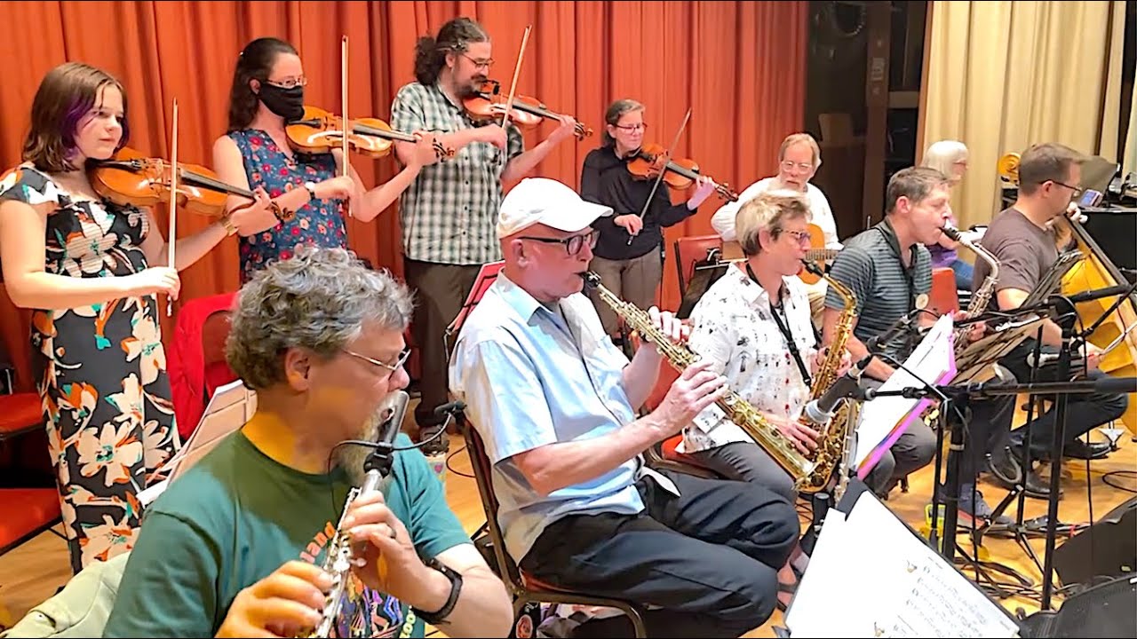 "PortBandia" (12 musicians led by Sue Songer); & Michael Karcher 5/22/25 (#4 of 4)